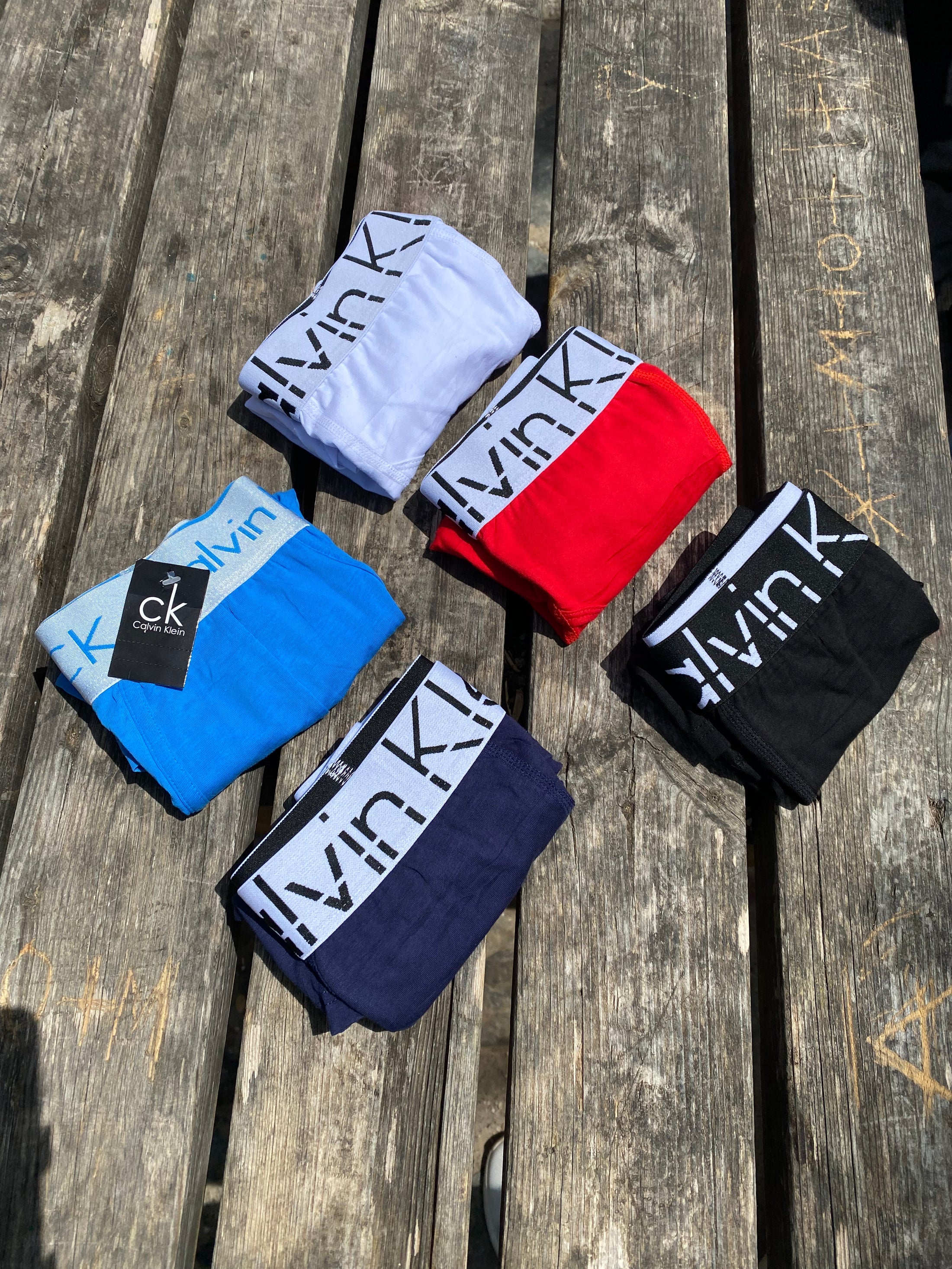 Calvin Klean | Pack : 5 Maillot Homme