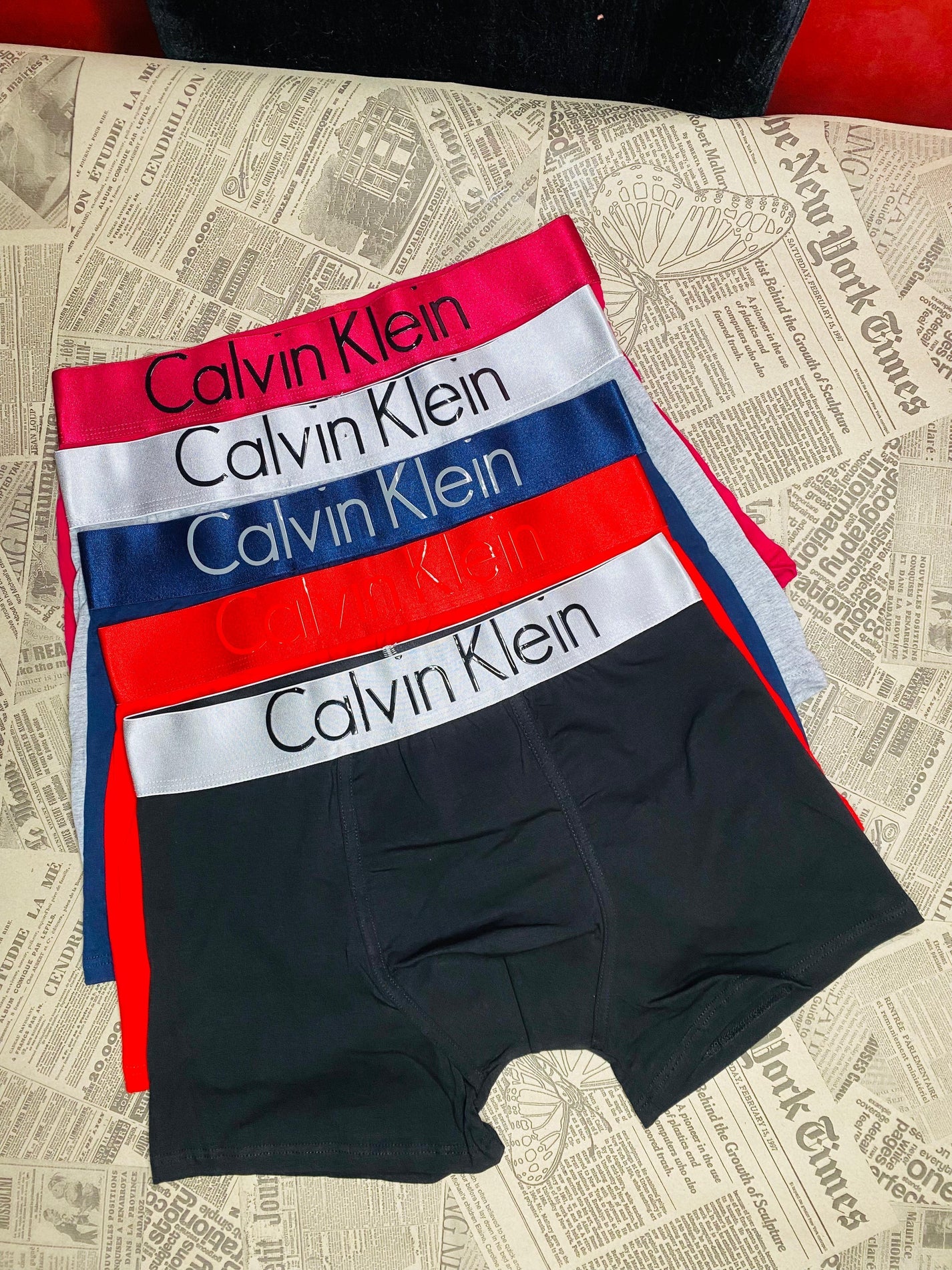 Calvin Klean | Pack : 5 Maillot Homme