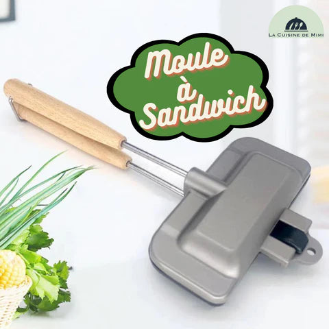 🔱 Moule à sandwich Double face antiadhésif